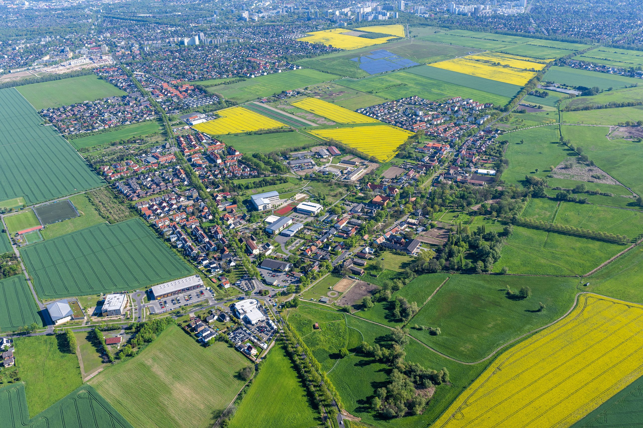 Luftbildflug rund um den Flughafen BER am 8. und 9. Mai 2023