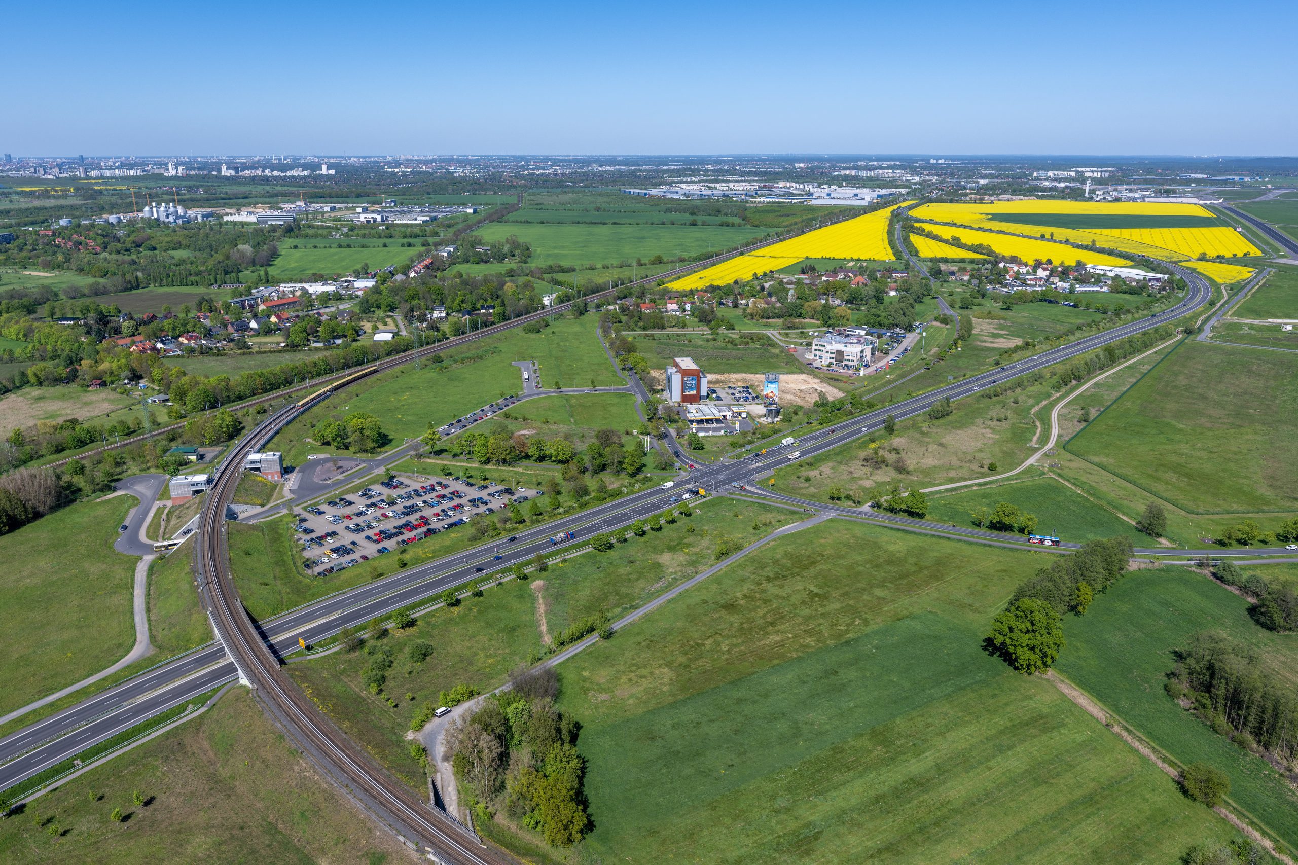 Luftbildflug rund um den Flughafen BER am 8. und 9. Mai 2023